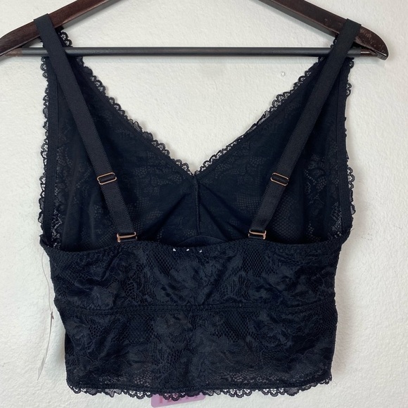 New SAVAGE X FENTY Black Floral Lace Bralette 1X - Picture 7 of 10